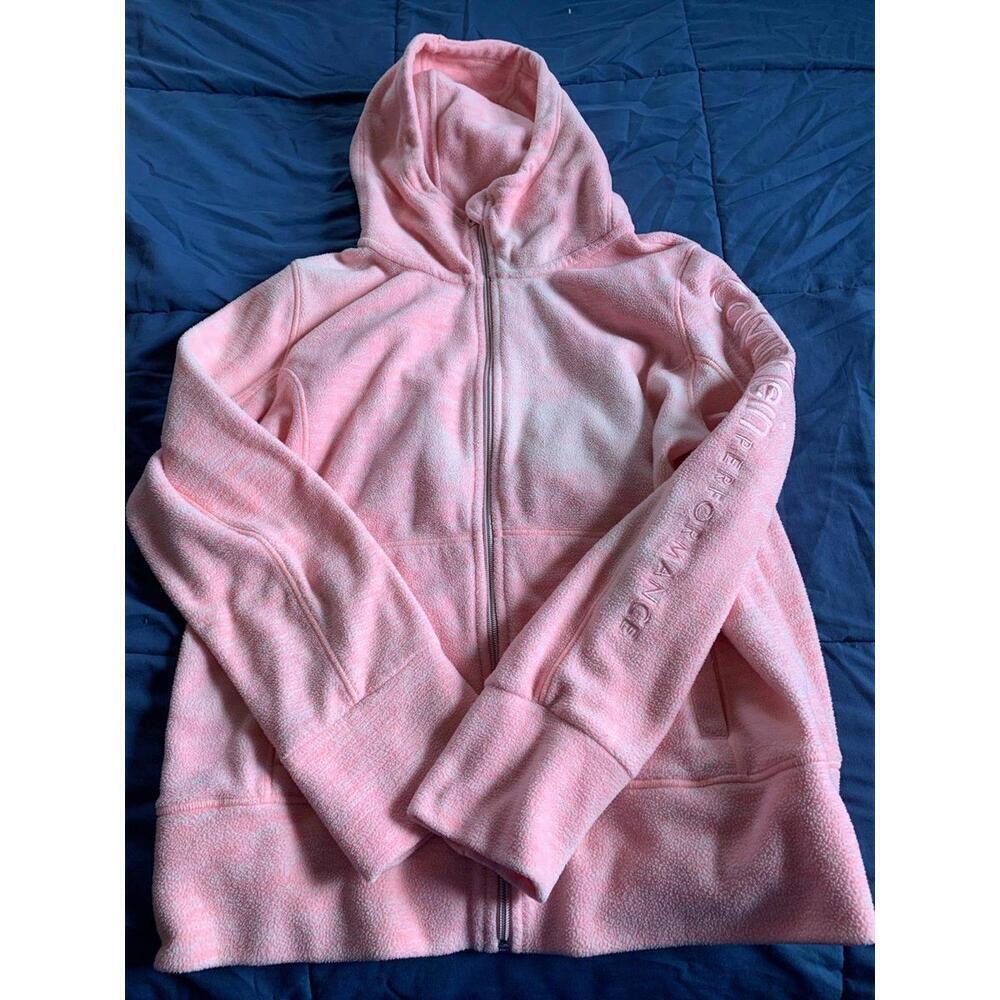 Calvin Klein XL Pastel Pink Hoodie Compatible with Headphones​​​